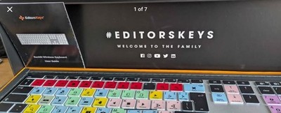 Editor Keys Apple Final Cut Pro Kabellose Bluetooth Tastatur für Mac (Beschreibung lesen)