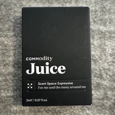 Commodity Juice Expressive Eau De Parfum 2 ml .07 oz Sample Size NIB