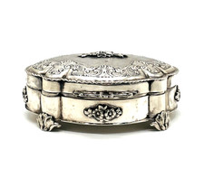 Große Historismus 800 er Silber Dose für Schmuck Tabak Mailand (Italien) um 1860