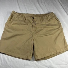 Chubbies Boomshakalaka Khaki Mens Casual Shorts Sz XXL 7" Inseam (092)