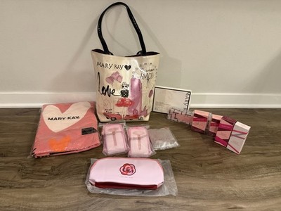 MARY KAY TRAVEL TOTE Shoulder PURSE Accessories Towel Cosmetics Love Amor