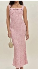 NWT! Reformation Tancy Maxi Dress Rodin Floral Rose Women’s 4