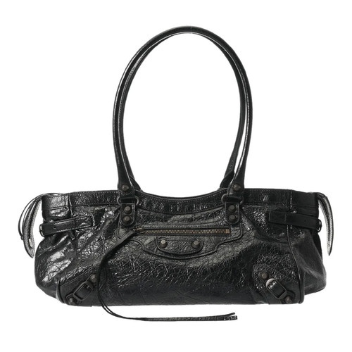 Balenciaga LE CITY EAST-WEST 849704･1000･J23･5224 Shoulder Bag Black #WB1670