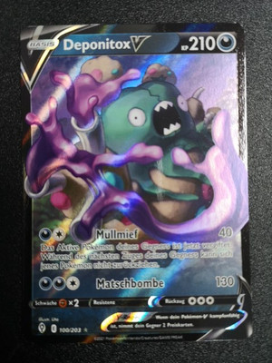 Deponitox V EVS 100 / 203 Holo Rare Drachenwandel 