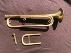 RARE OLD FRENCH NATURAL/CAVALERY Eb TRUMPET by ADOLPHE SAX - PARIS