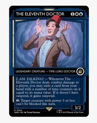 The Eleventh Doctor (Showcase) MTG WHO | Azorius Suspend Unblockable | Rare | NM
