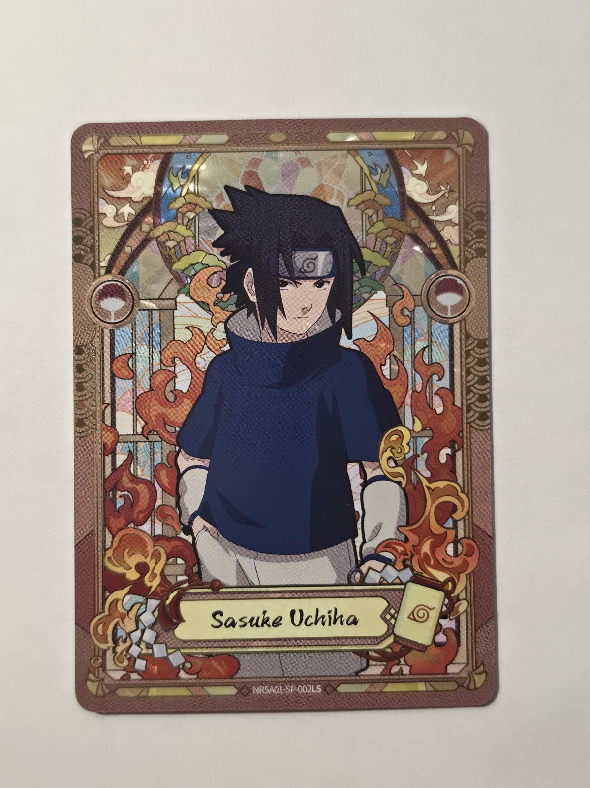 Sasuke Uchiha NRSA01-SP-002L5 Naruto Kayou Heavens Scroll English Card NM
