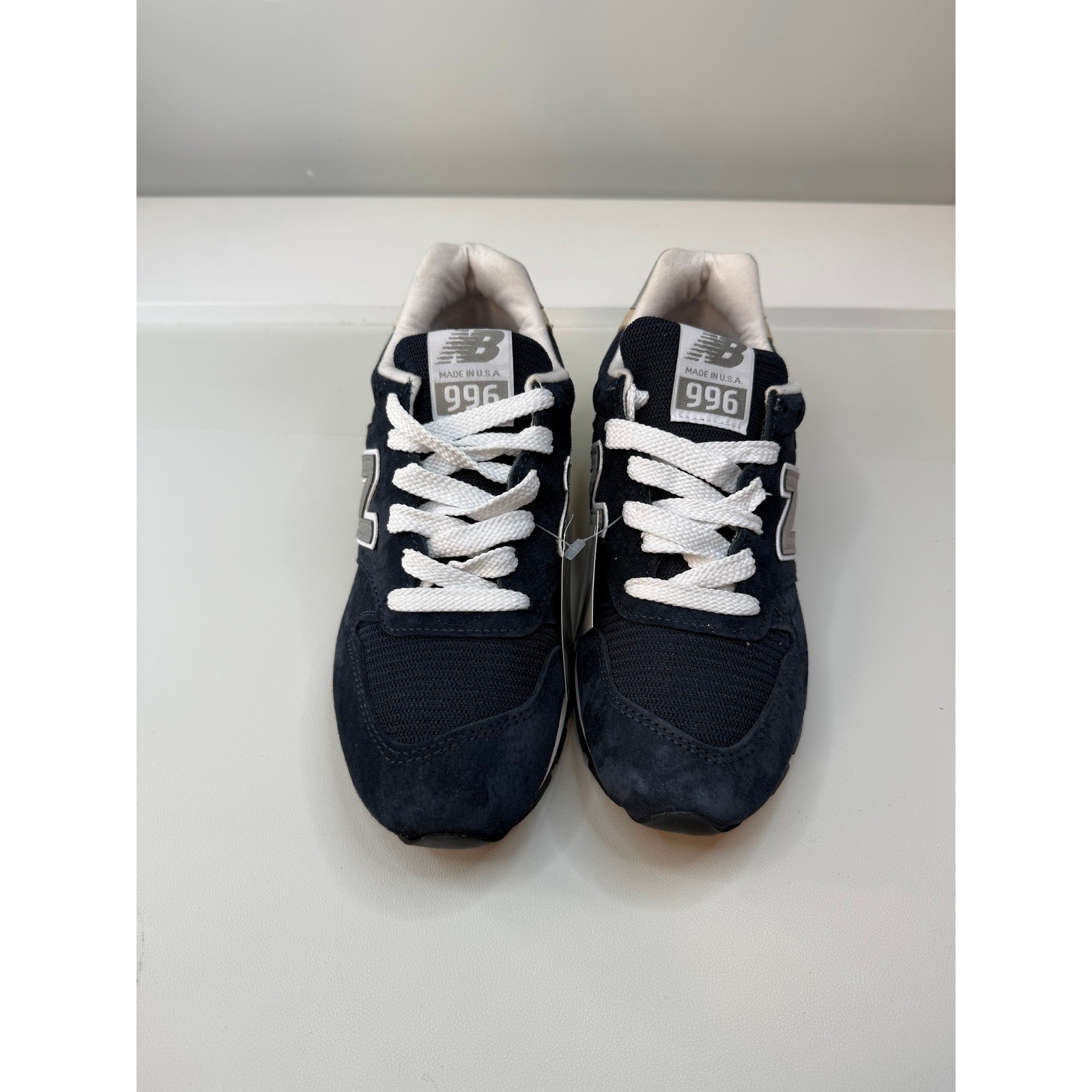 New Balance 996 Made in USA Navy Suede Sneakers U996NV Mens 6 Womens 7.5 New thumbnail 4