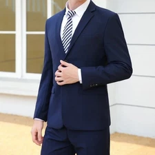 Men's Two Piece Classic Regular Fit Suits