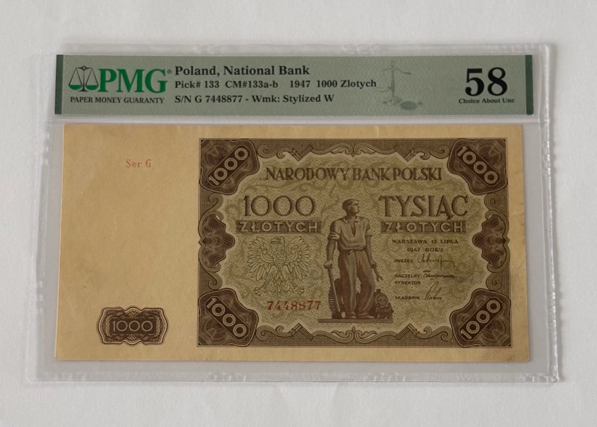 PMG 纸币波兰纸币| eBay