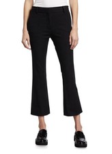 New Frame Denim Le Crop Mini Boot in Black Trousers Size 12 - Black