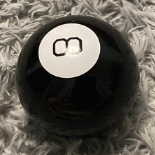 Magic 8 Ball Fortune Telling Toy, Black Vintage 1998, Ages 8 
