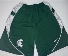 Mens Nike Michigan State Spartans Authentic Basketball Shorts Medium