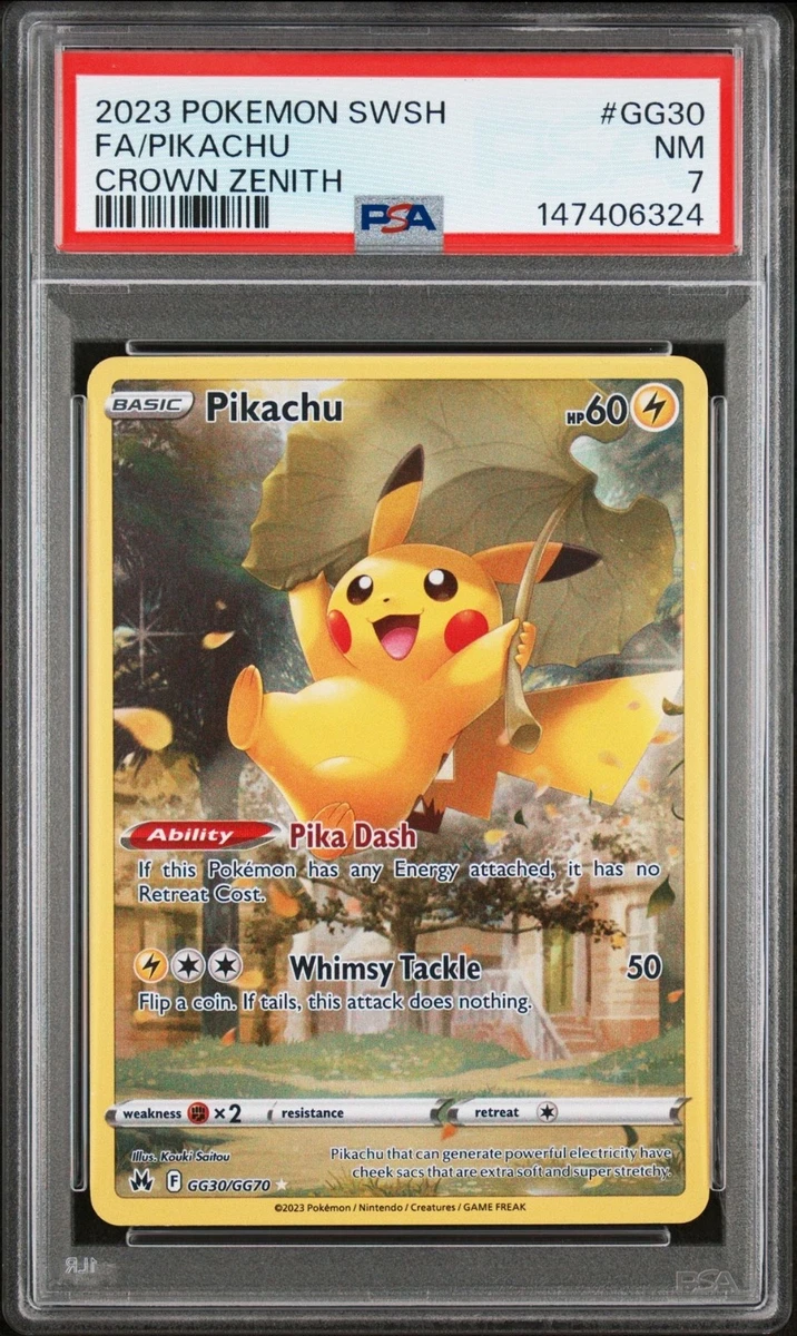 Pokémon TCG Grade 7 Pikachu Individual Collectible Card Game Cards