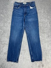 Abercrombie Fitch The 90s Straight Ultra High Rise Jeans Womens 10 Blue 29x30