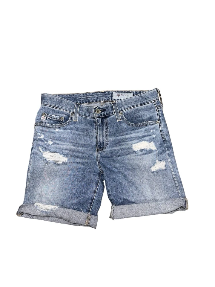 Pantalones cortos AG Adriano Goldschmied Nikki | Denim desgastado | Talla 25R Foto 4 de 4