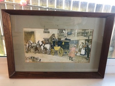 David Copperfield On His Way To School In Oak Frame Ludovici
