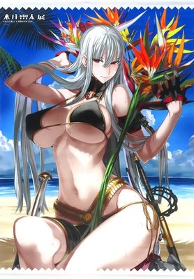 Valkyria Chronicles Selvaria Bles Swimsuit B2 Tapestry Official Art