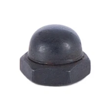 B&P Lamp Black Cap Nut 8/32