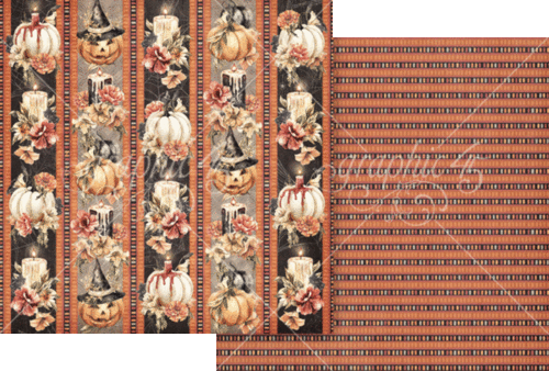 GRAFIK 45 "GEISTERGRÜSSE" 12X12 SAMMLUNGSPAKET HALLOWEEN SCRAPJACK'S PLACE - Bild 6 von 13