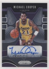 2019-20 Panini Prizm Signatures Michael Cooper #SG-MCP Auto HOF s3g