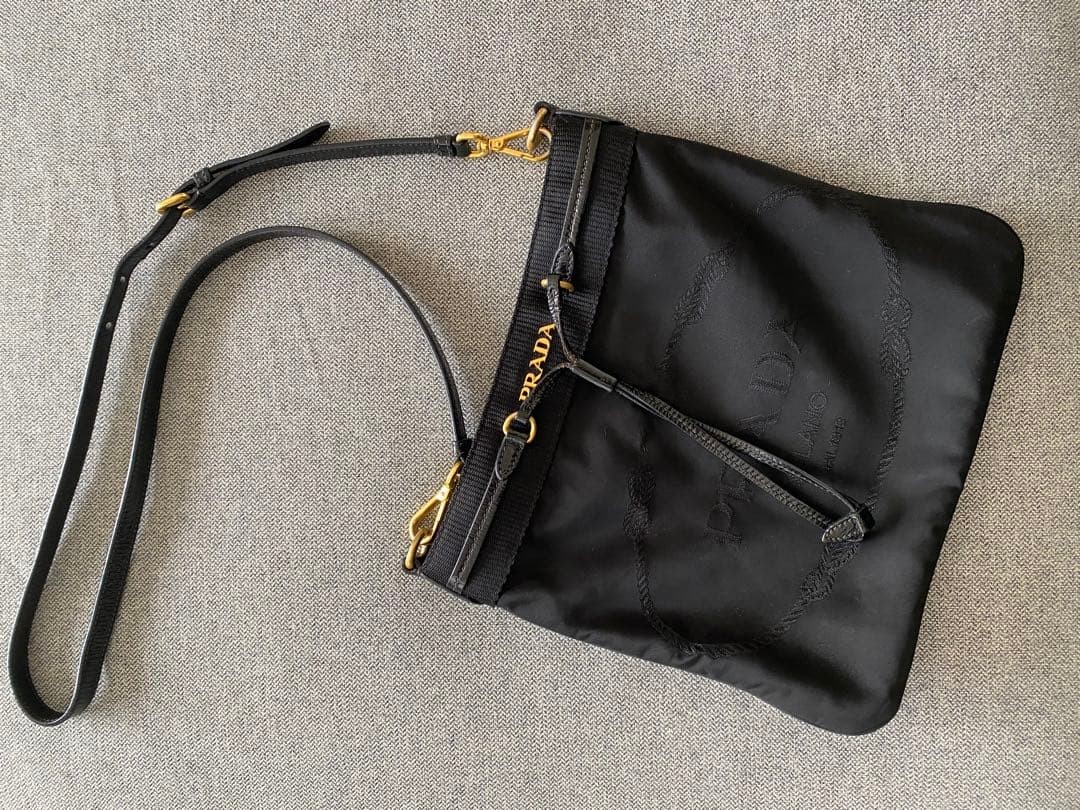 PRADA Shoulder Bag Black thumbnail 13