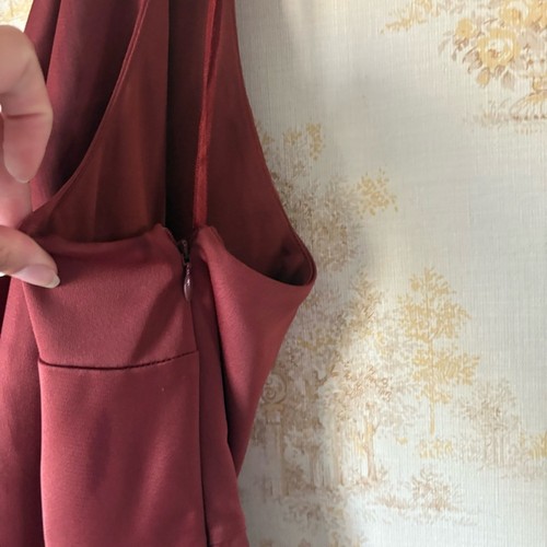 BHLDN Anthropologie Dylan One-Shoulder Satin Seitenschlitz Kleid formelles Kleid 16 - Bild 7 von 13