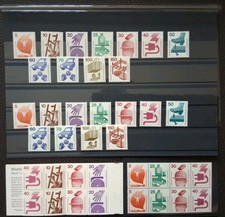 Bund und Berlin Unfallverh&uuml;tung Markenheftchen Briefmarken S&auml;tze Unfallverh&uuml;tung