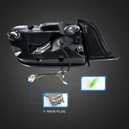 Par de luces traseras LED VLAND para Ford EE. UU. / UE Mustang GT 2015-20 - Imagen 5 de 11