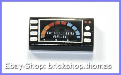 Lego Computer Fliese Kachel - 3069bpb0414 - 1x2 Tile DETECTING RELIC - NEU / NEW