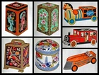 1932 Hudson Scott & Sons Tin Boxes Catalog – Chocolate, Tea & Toys hand painted
