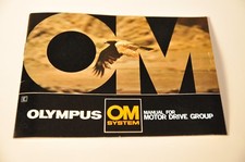 Olympus OM Motor Drive Group Manual, Original, c1978, Not a Copy 