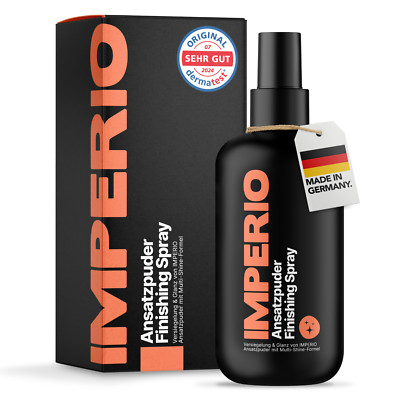 IMPERIO  Ansatzpuder Finishing Spray für ein seidenglänzendes Finish