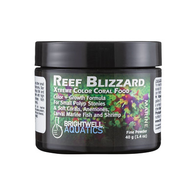 Brightwell Aquatics Reef Blizzard-XC 40 grams SPS Coral Food Free Ship