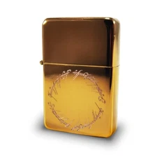 BRAND NEW -  DESIGNED BRUSHED STYLED CIGARETTE PETROL LIGHTER - ELVISH