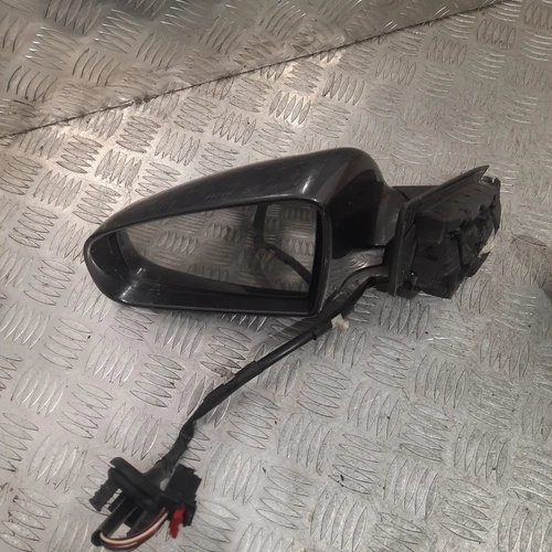 2005 AUDI A3 2.0 MK2 3DR PASSENGER SIDE WING MIRROR BLACK E1010754 #9