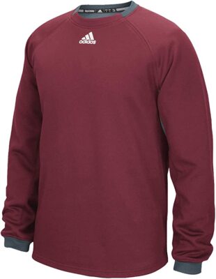 362F Adidas Mens Climawarm Fielders Fleece Sweatshirt