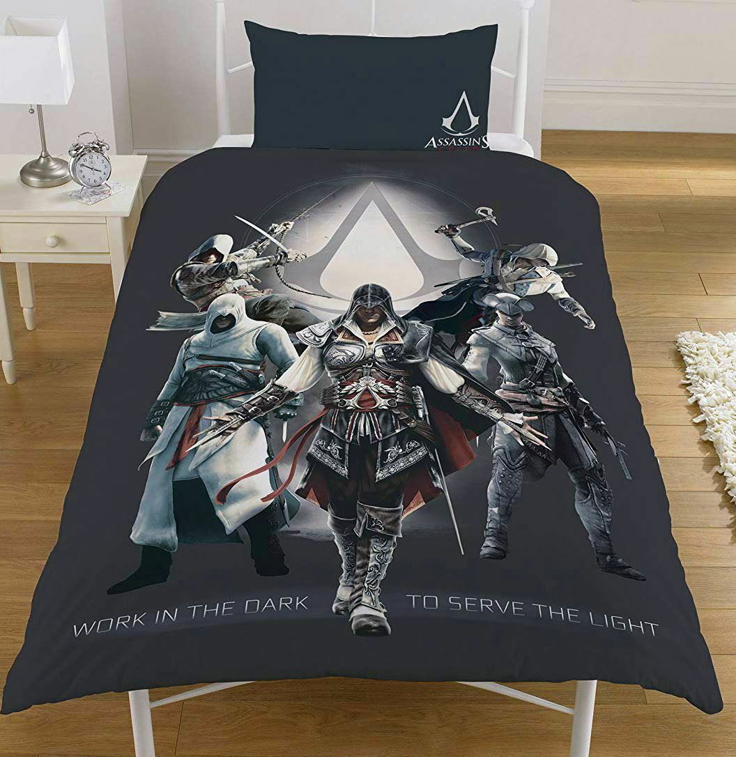 Assassin's Creed Multi-Color Duvet Set, Polyester/Cotton, - Image 2