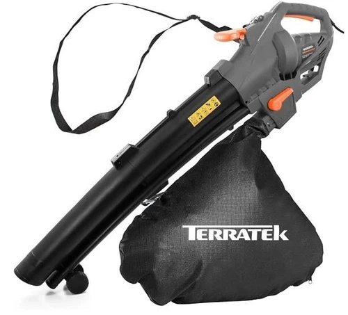 Terratek Leaf Blower Garden Vacuum and Shredder, 35L Leaf Collection Bag