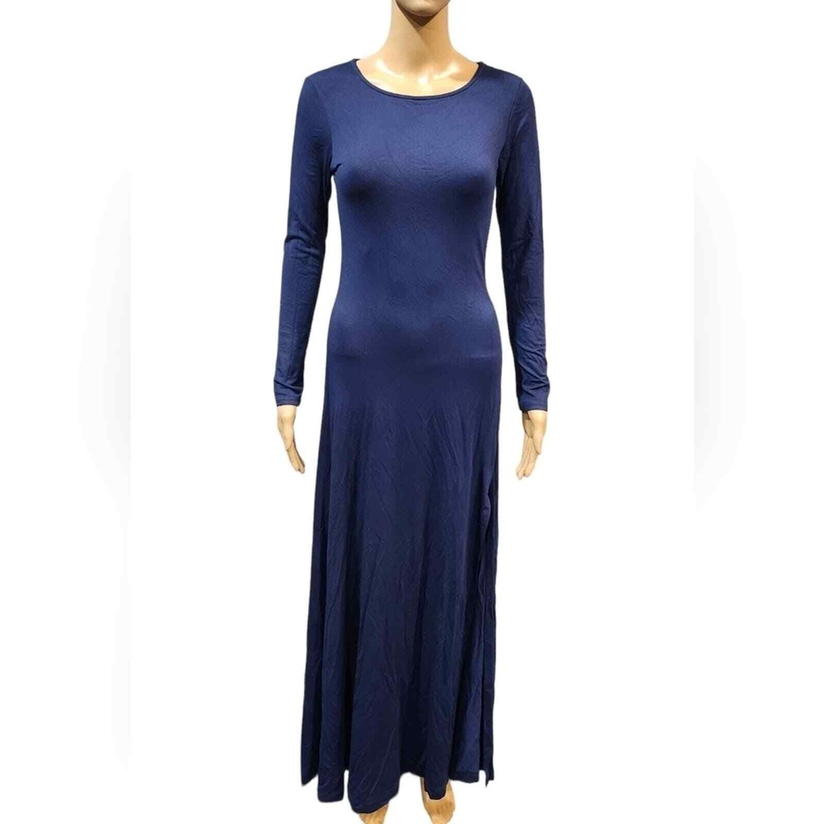chinese dress ladies Women Long Sleeve Knit Maxi Dress Y2k Elegant Crew Neck Ribbed Bodycon Long  Dress Vintage Sweater Dress Party (A-01, S) at Amazon Women's Clothing store