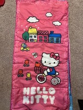Hello Kitty Sanrio Childrens Sleeping Bag Tri...