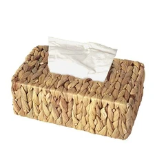 	Water Hyacinth Wicker Tissue Box Cover rectangle	