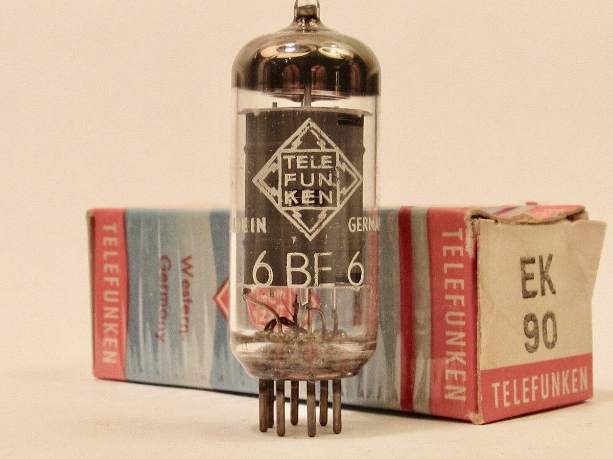 NOS TELEFUNKEN 6BE6 EK90 TUBE for McIntosh MR55 MR66 SCOTT NOS TELEFUNKEN 6BE6 EK90 TUBE for McIntosh MR55 MR66 SCOTT