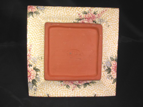 Mackenzie Childs Limited Victoria & Richard Torquay Palm Devon Clay Plate 12" - Picture 8 of 11
