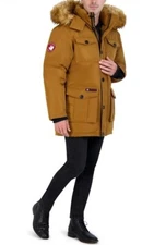 CANADA WEATHER GEAR Parka Coat Size XL - Insulated Winter Jacket w/Faux Fur Hood