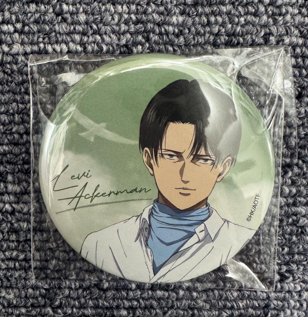 Attack On Titan Corporal Levi Can Badge Movie Version Last