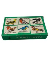 Vogel Lotto DDR Holzplättchen komplett VERO ...