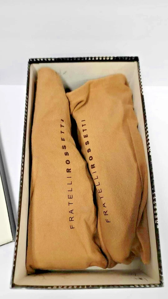 Fratelli Rossetti Men's Black Leather Shoes 15097 Kansas Nero 34401 ~ Size 9.5 D - Image 3 of 4