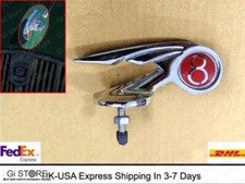 Emblem Chrome Plated Fits 1940s Morris 8 Car Bonnet Badge Metal Chrome On Brass