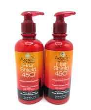 AGADIR ARGAN OIL HAIR SHIELD 450 PLUS INTENSIVE HAIR TREATMENT 10 OZ (Lot of 2)